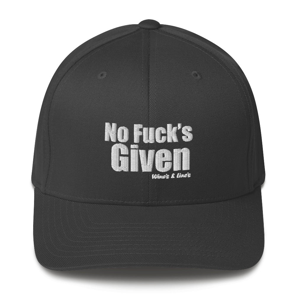 No F*$k's Given Structured Twill Cap