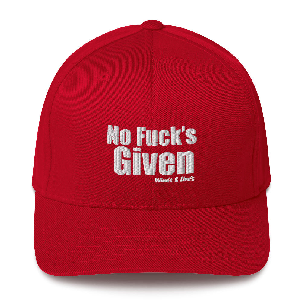 No F*$k's Given Structured Twill Cap