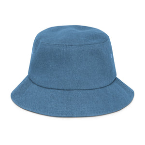 Wine's & Line's Denim bucket hat