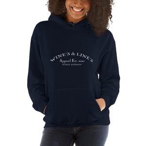 Woman's Wine's & Line's Hoodie