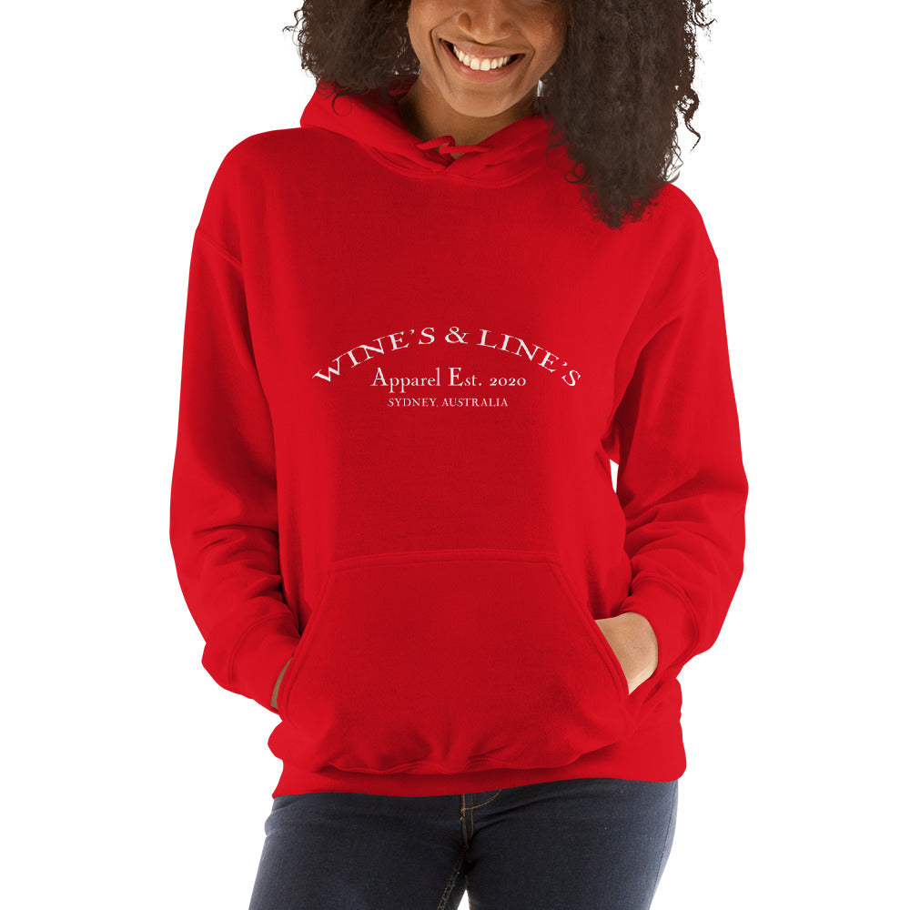 Woman's Wine's & Line's Hoodie